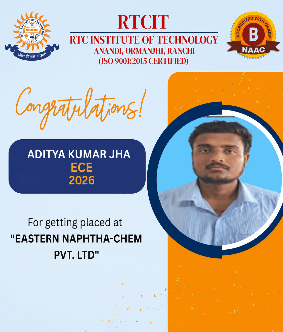 B.Tech Placed Student 13