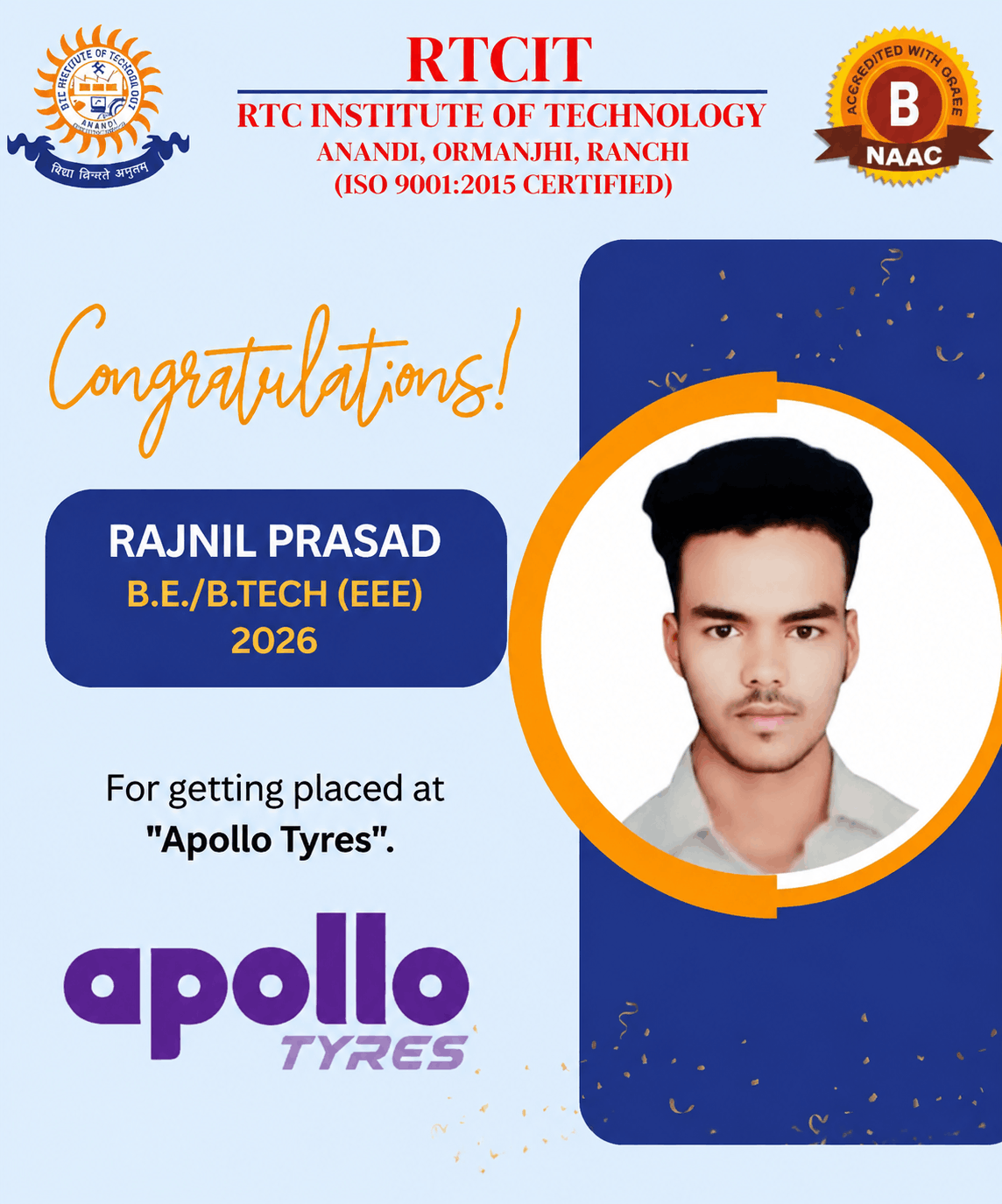 B.Tech Placed Student 26