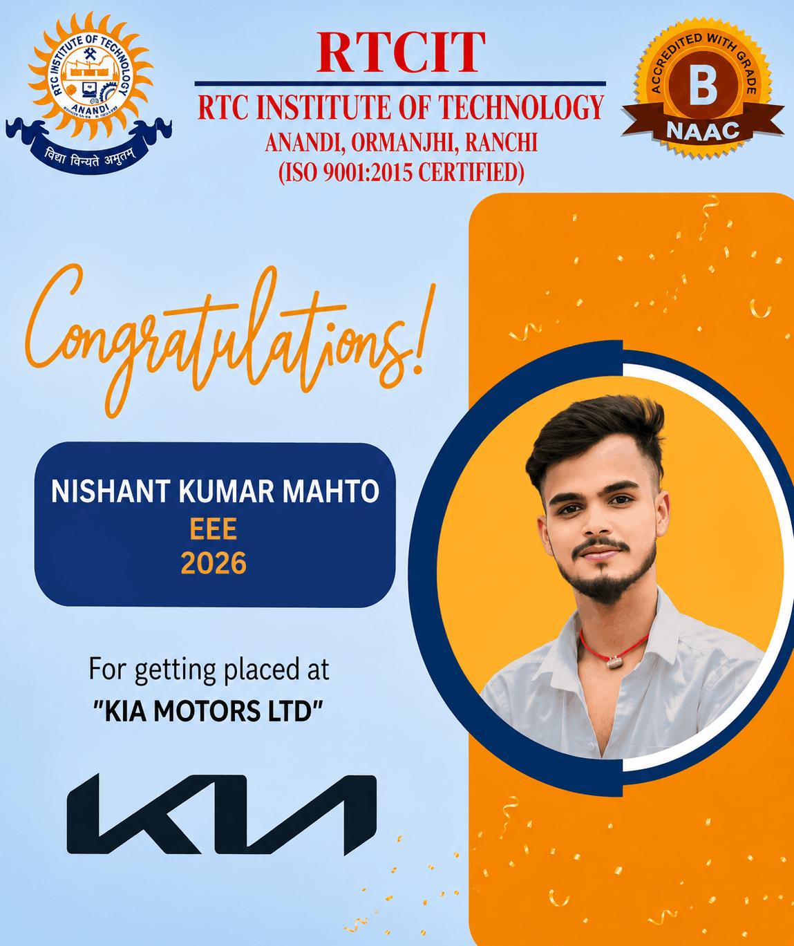 B.Tech Placed Student 11